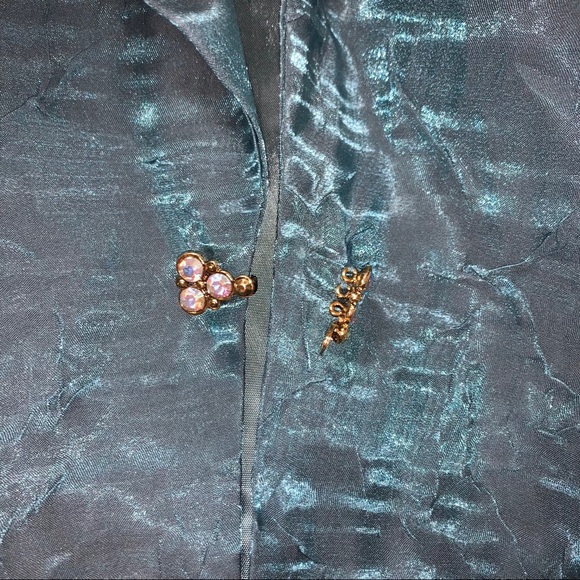 Alex Evenings size 8P blue jacket made in NYC - Picture 4 of 8